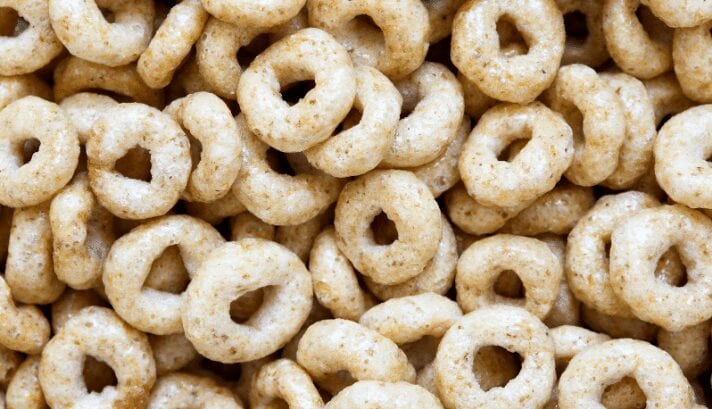 The tasty and crisp cheerios.