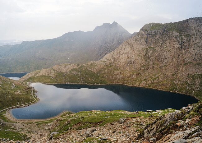 Snowdonia National Park at North wales.