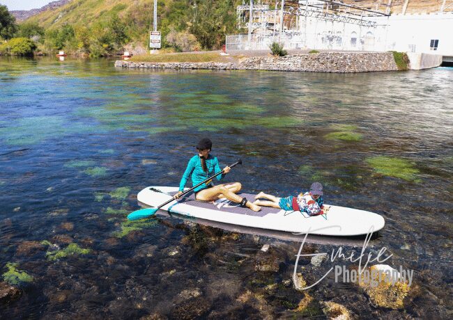 Paddleboarding at Ritter Island