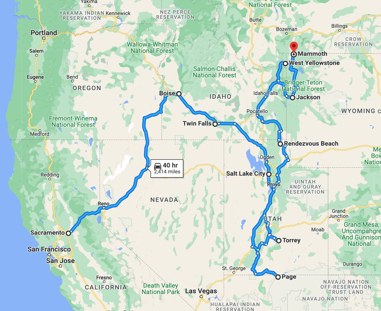 Western Us Road Trip: A California To Montana Itinerary