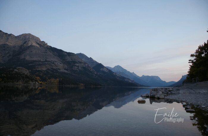 Upper waterton lake