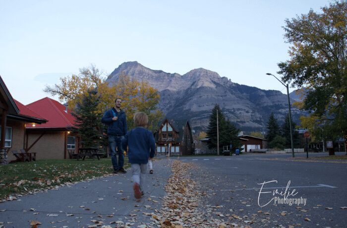 waterton village fall walk