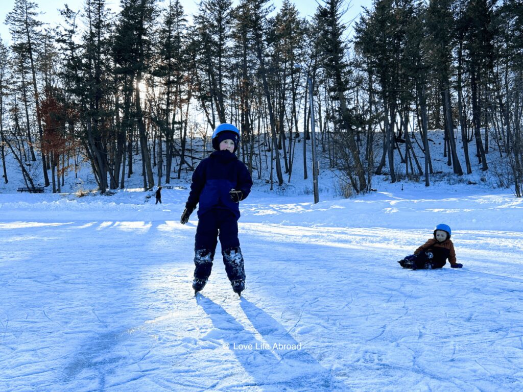 We all got Decathlon ice skates