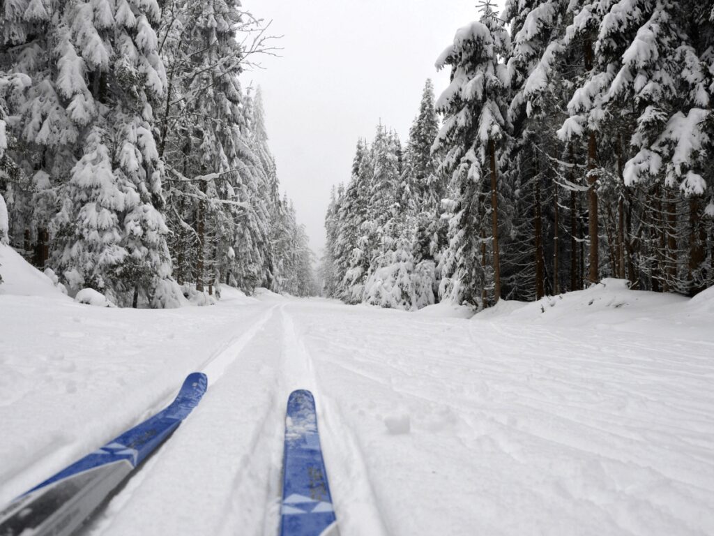 cross-country skiing in Banff