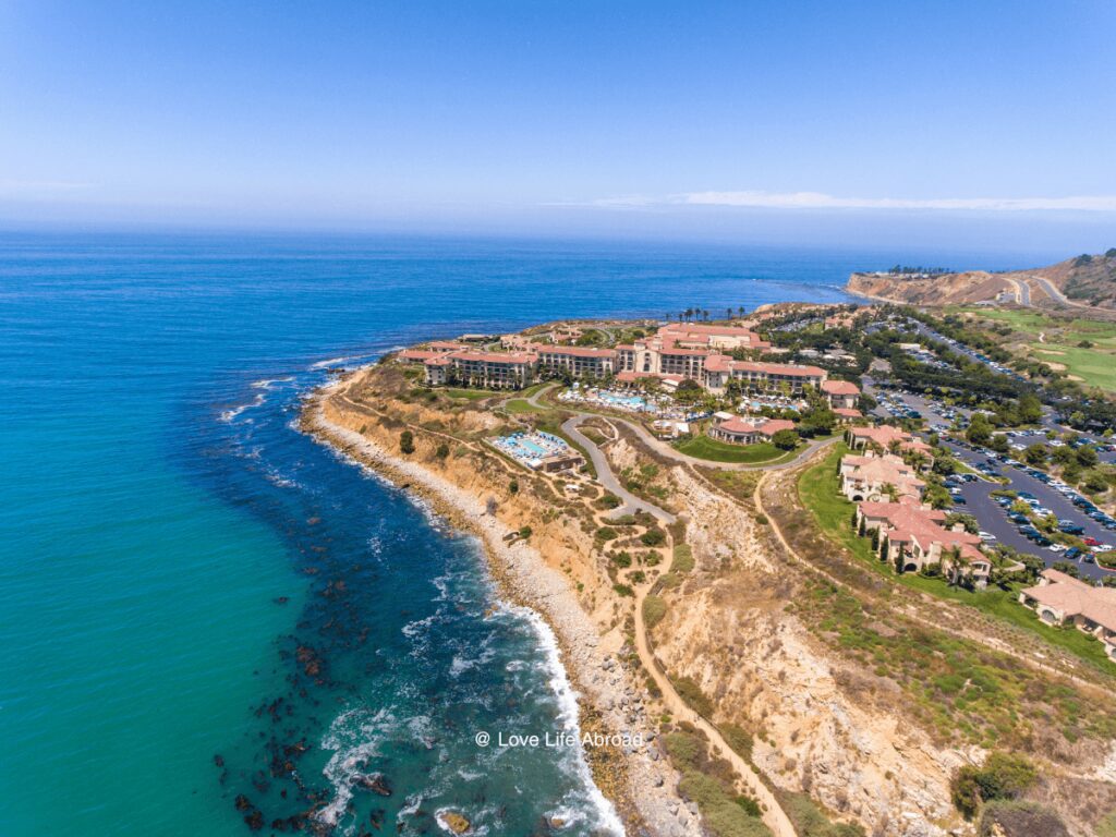 view of the coast in Rancho Palos Verdes