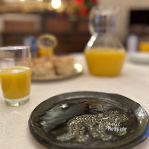 Table ready for breakfast