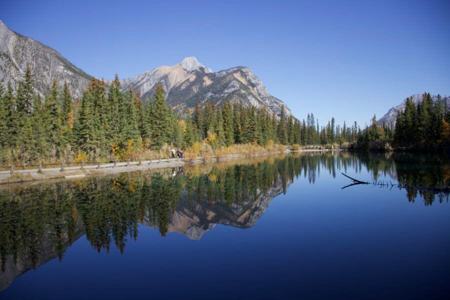 Reflection on Mt Lorette Pond