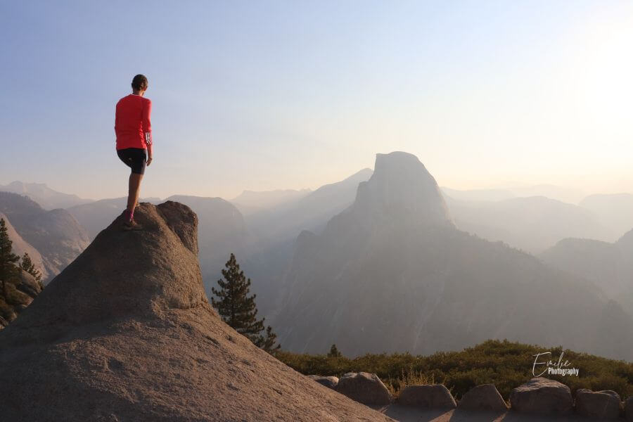 Glacier Point in Yosemite at Sunrise