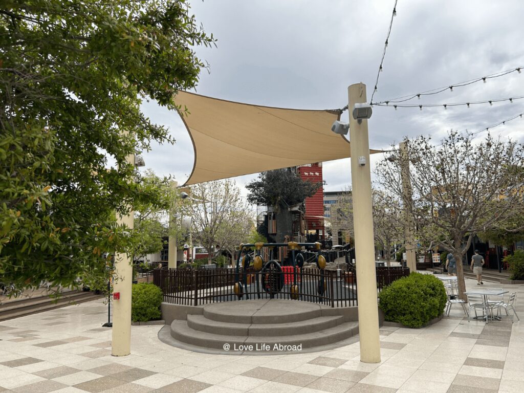 The Container Park is a great playground for kids in Old Vegas