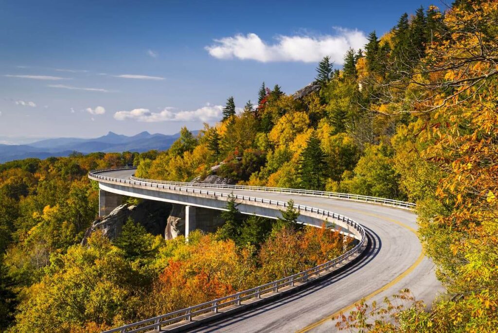 blue ridge parkway road trip