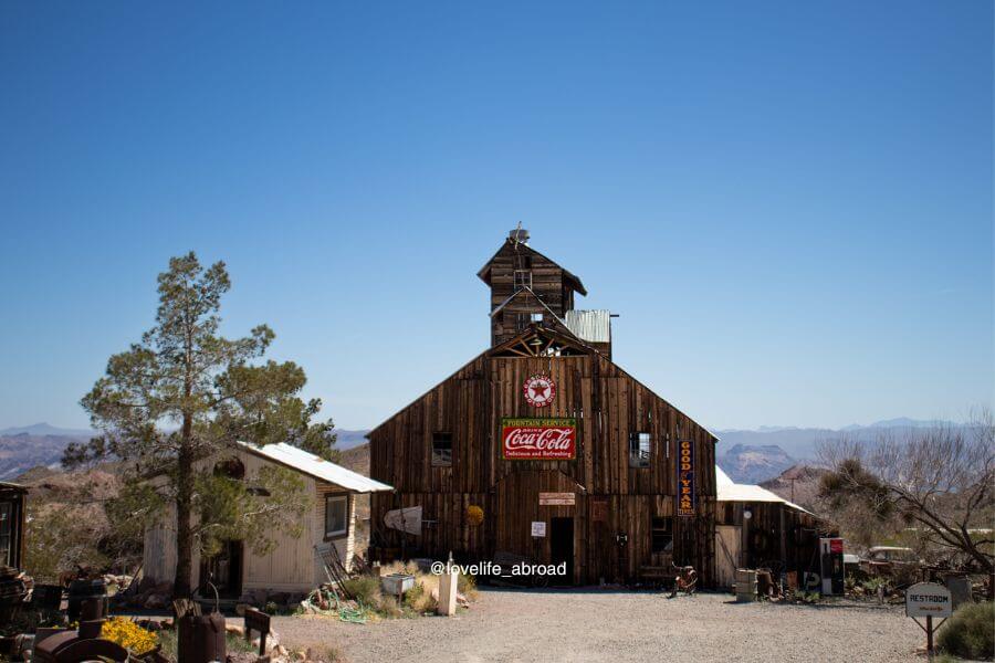 Nelson Ghost Town an abandoned gold mining town