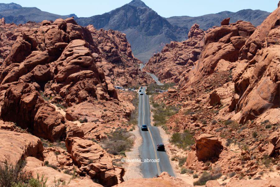 Valley of Fire at Rainbow Vista