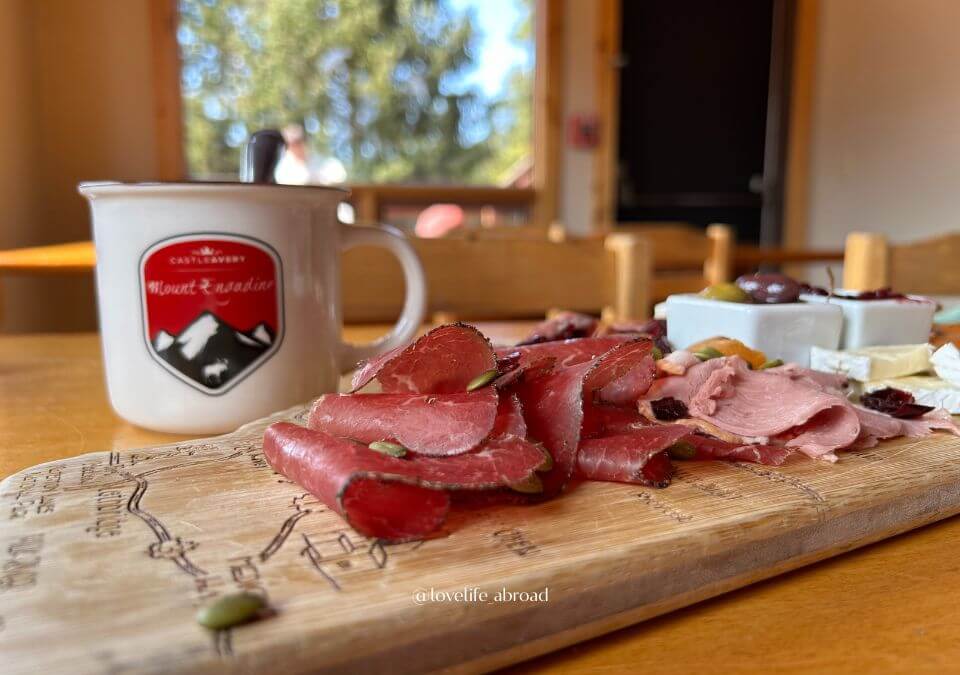 Delicious charcuterie board shared at the Afternoon tea