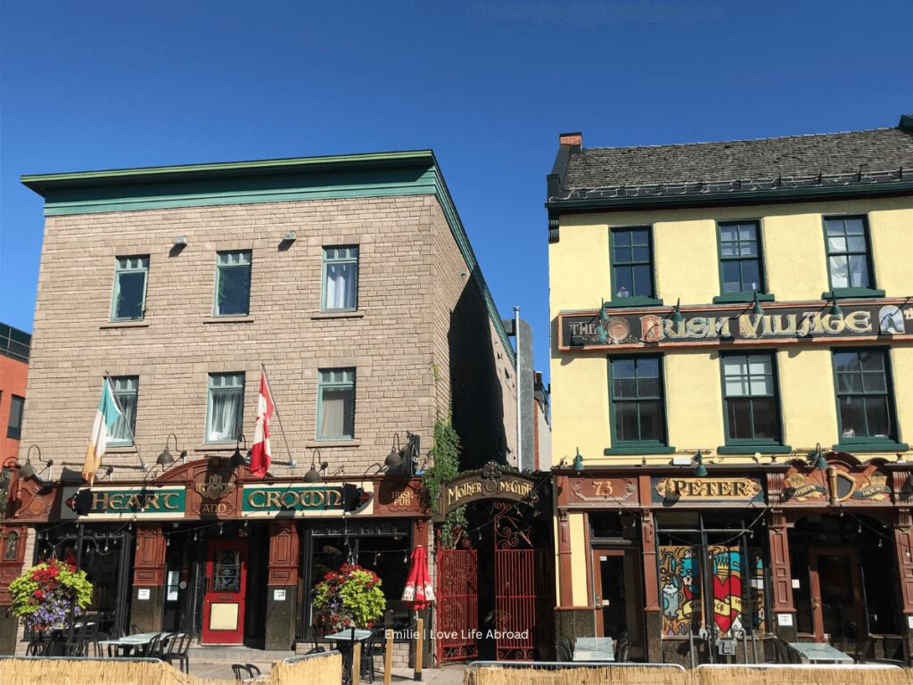 Beautiful buildings at ByWard Market in Ottawa