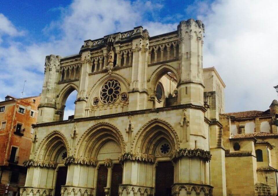 Medieval building of Cuenca. 