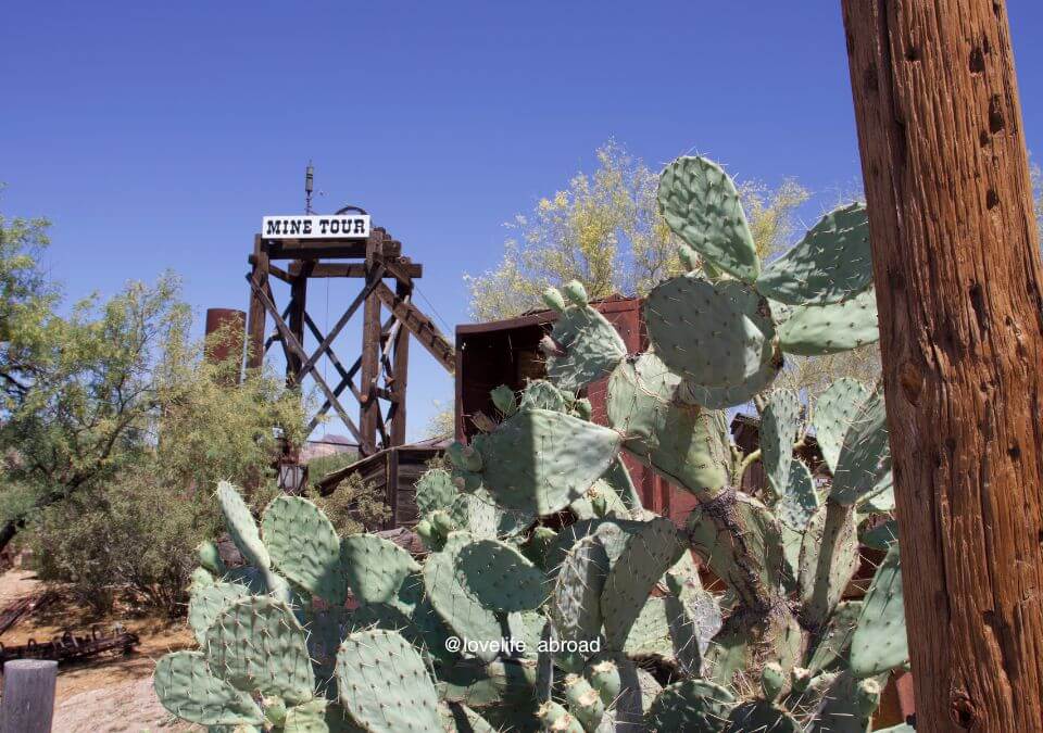 Goldfield Ghost Town on the Apache Trail near Mesa AZ