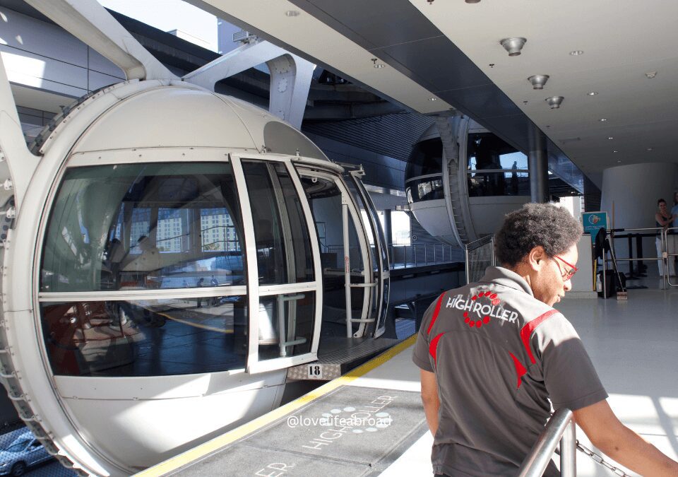 The High Roller, a towering observation wheel offering breathtaking views of the Las Vegas skyline.