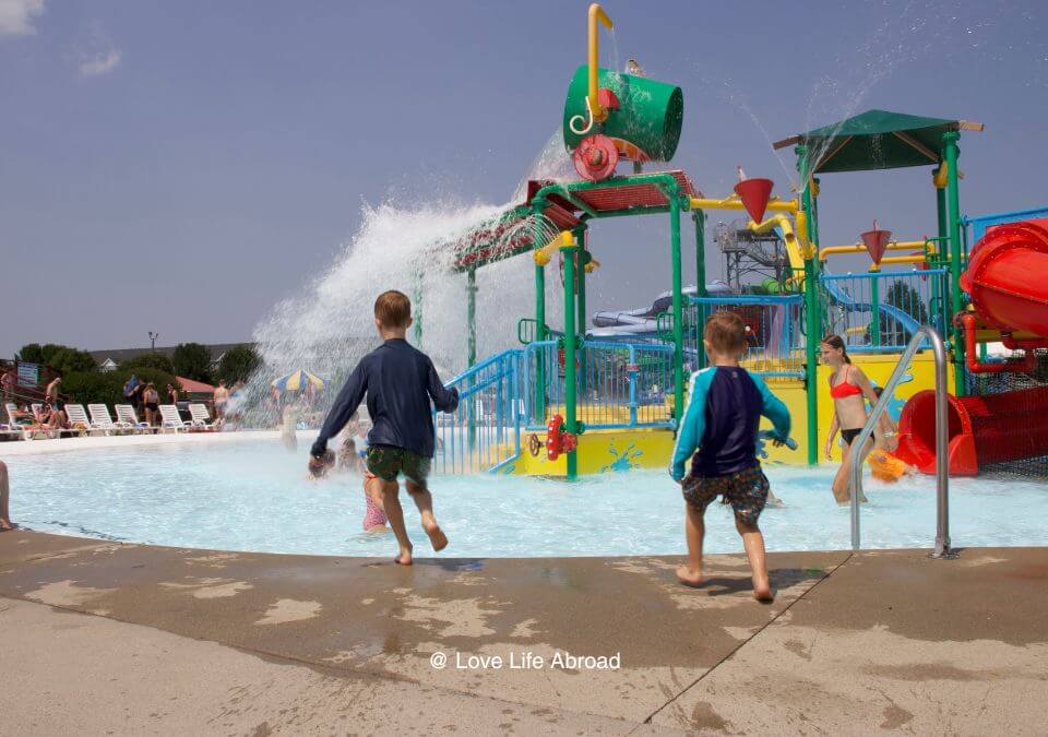 Kid enjoying the Raging Rivers Waterpark