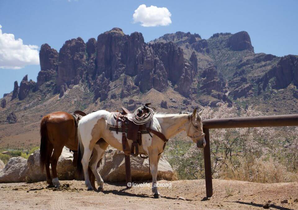 The Apache Trail near Mesa AZ