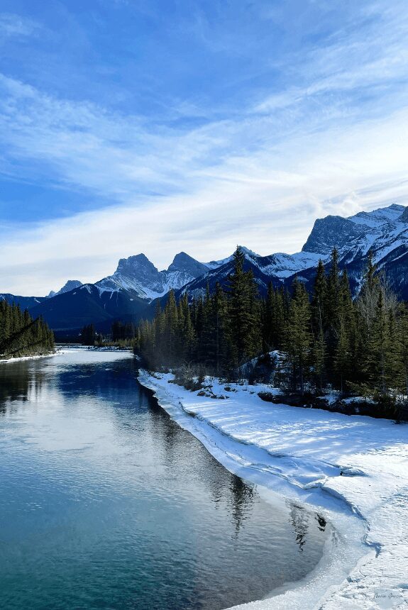 The Three Sisters in Canmore