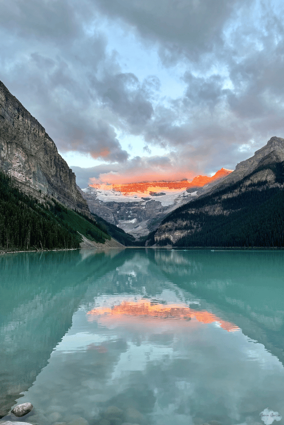 Sunrise at Lake Louise