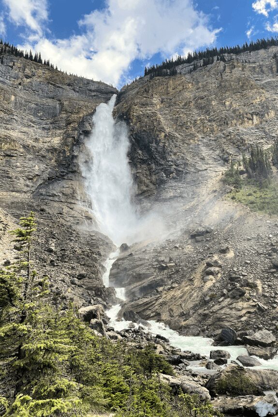 Takakkaw Falls in Yoho National Park