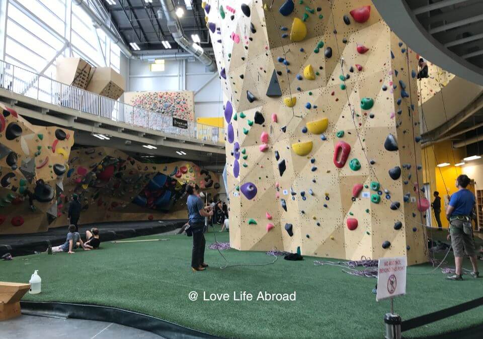 Calgary Climbing Centre Rocky Mountain near the Canada Olympic Park