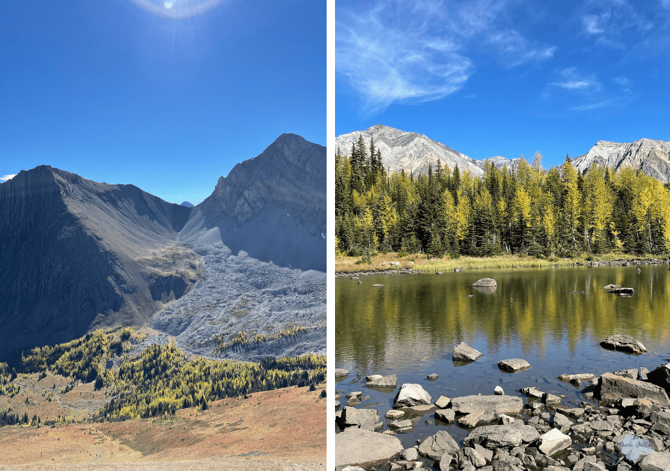 Views from Pocaterra Ridge and Pocaterra Cirque in Kananaskis Country