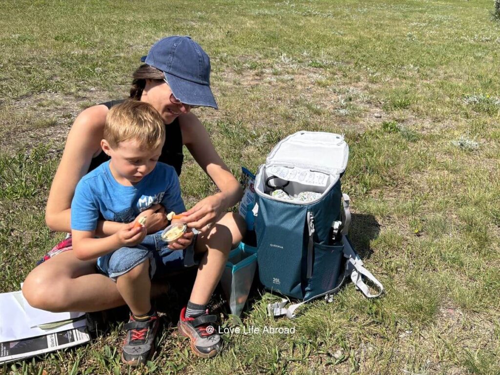 snacks on the trail are so important