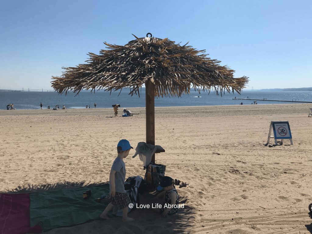 Beach day at Baie de Beauport