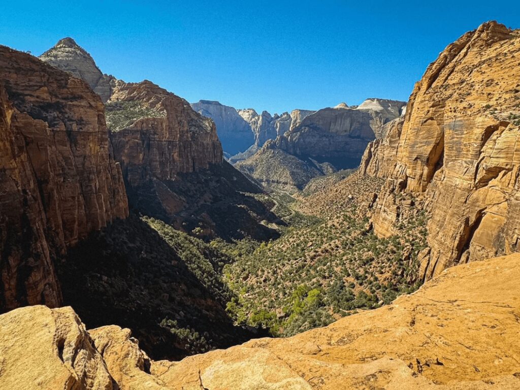 Canyon Overlook trail in Zion.