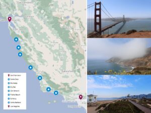 california pacific coast highway itinerary