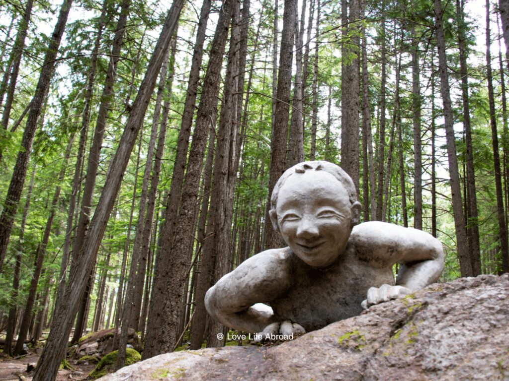 Hide Seek scavenger hunt on the Kaslo River Trail