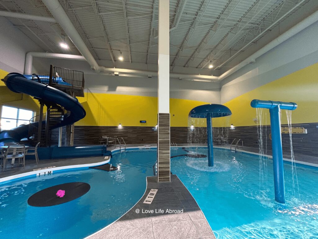 the pool area at the Residence Inn in Winnipeg