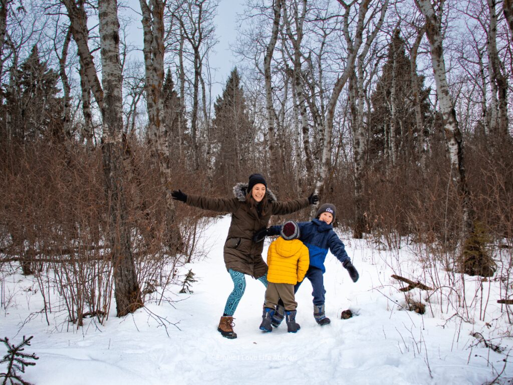 Family picture at Mary Cliff Soper Natural Area 