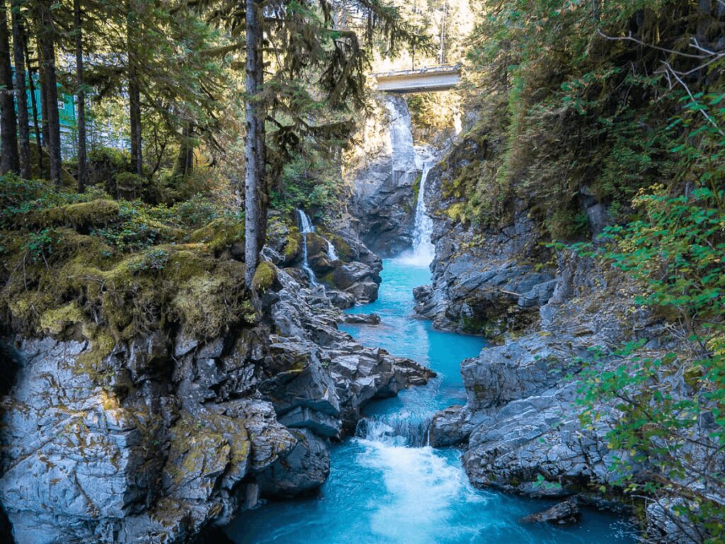 Mamquam Falls along the Sea-to-Sky highway