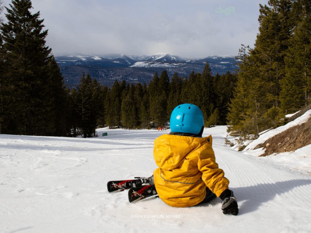 Fairmont Hot Springs ski area was the perfect ski resort for my boys to learn skiing