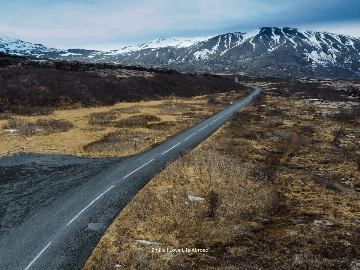 Golden Circle Iceland Itinerary view of Thingvellir National Park