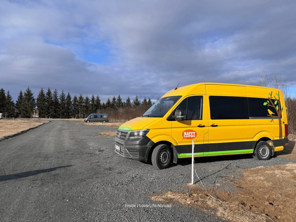 Most campsites look like parking lot with some grassy area