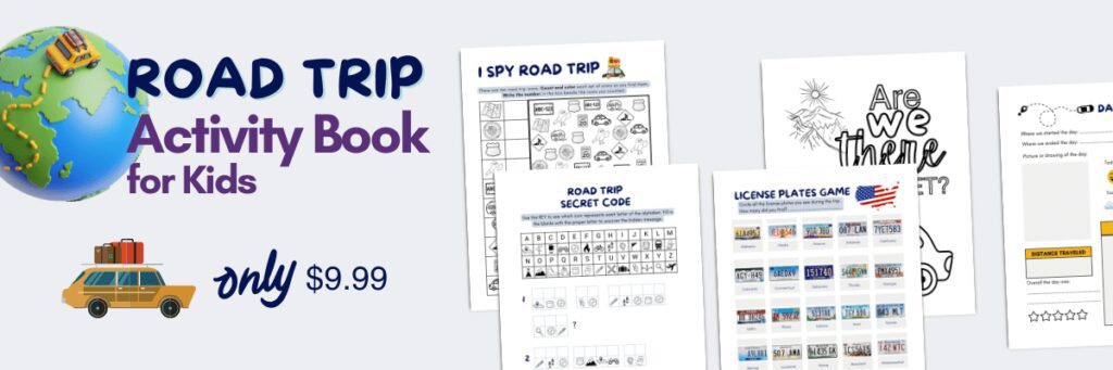 Road Trip Activity Book Printable