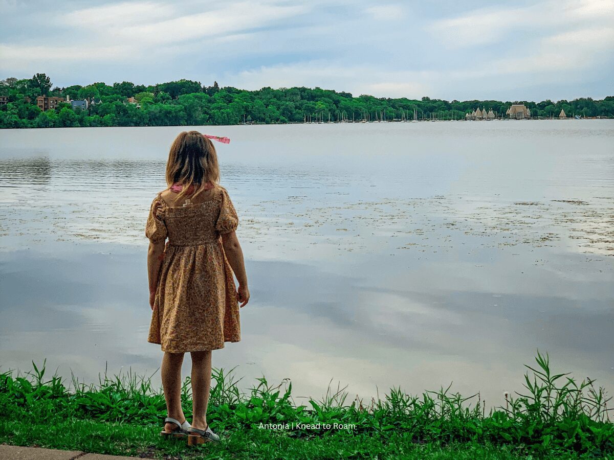 Enjoying Minneapolis with kids at Lake Harriet