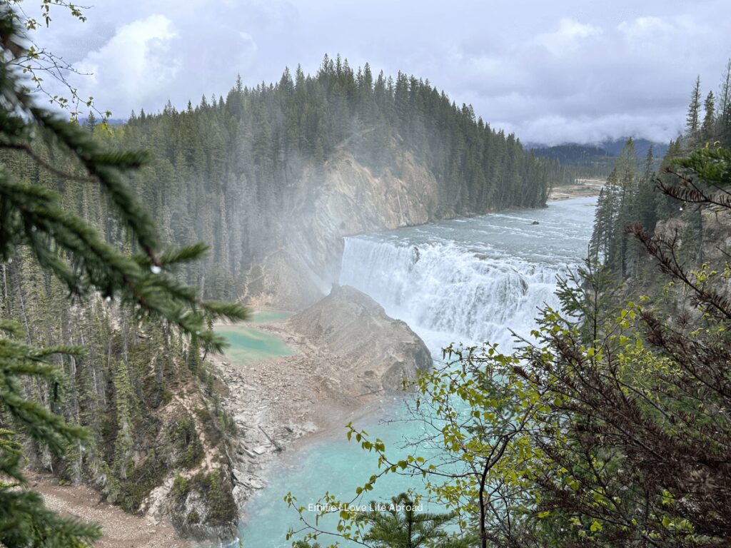 Wapta Falls in Yoho National Park in BC