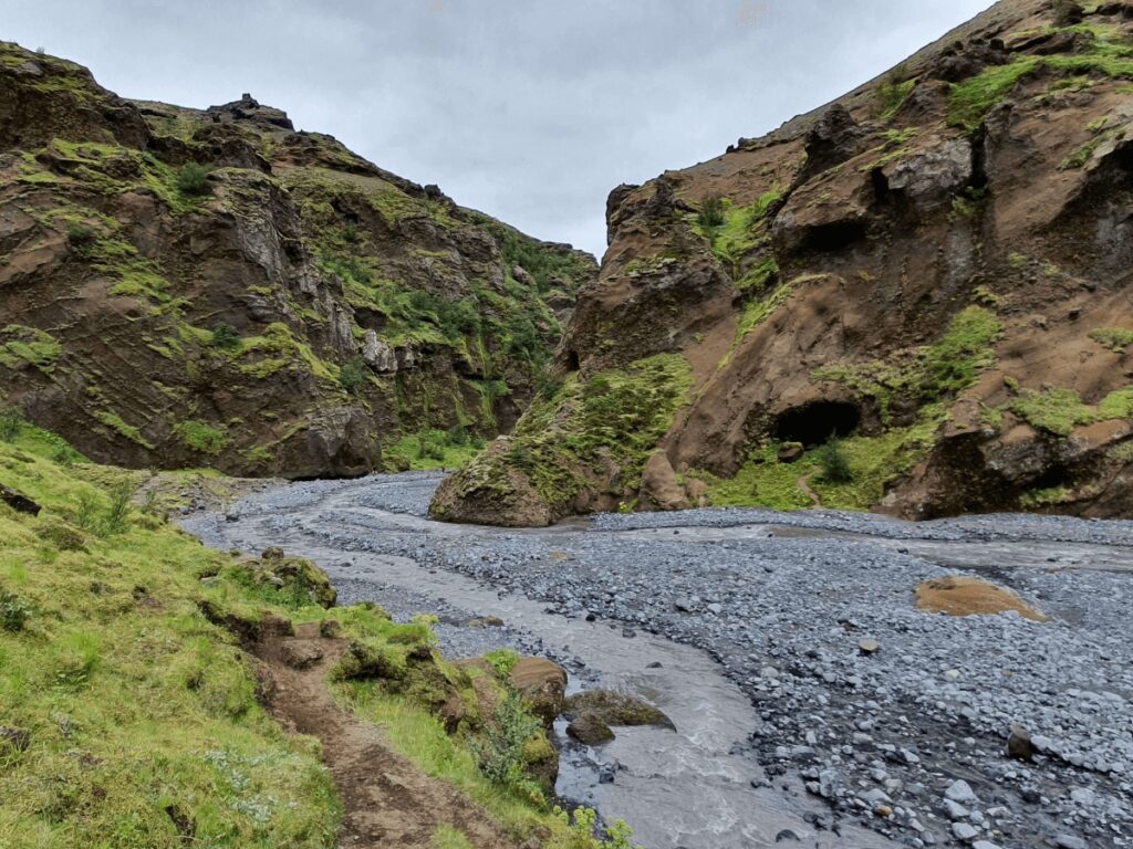 Stakkholtsgjá canyon in Thórsmörk