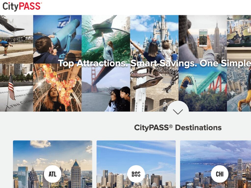 CityPASS website