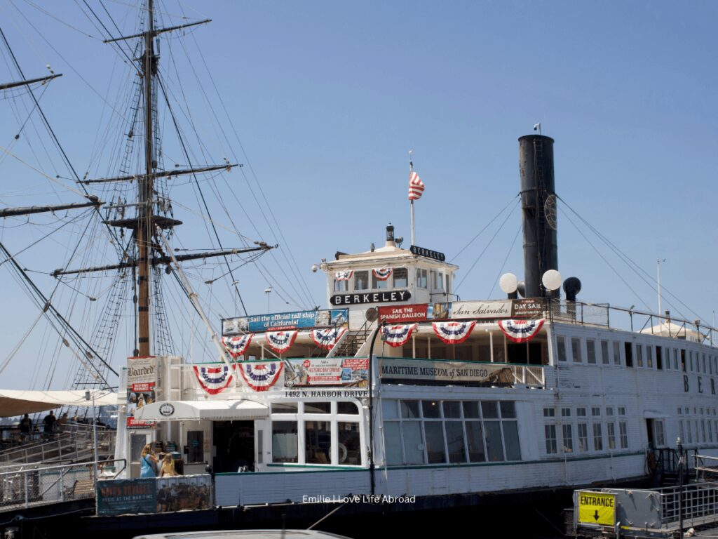 We didn't have the chance to visit the Maritime Museum of San Diego, but had a beautiful view from the Trolley tour.