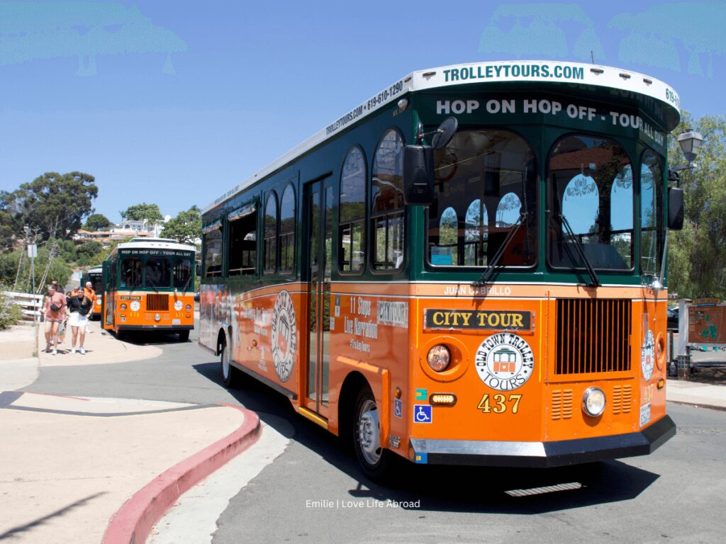 We started our OldTown Trolley tour in San Diego at the terminal in OldTown market.