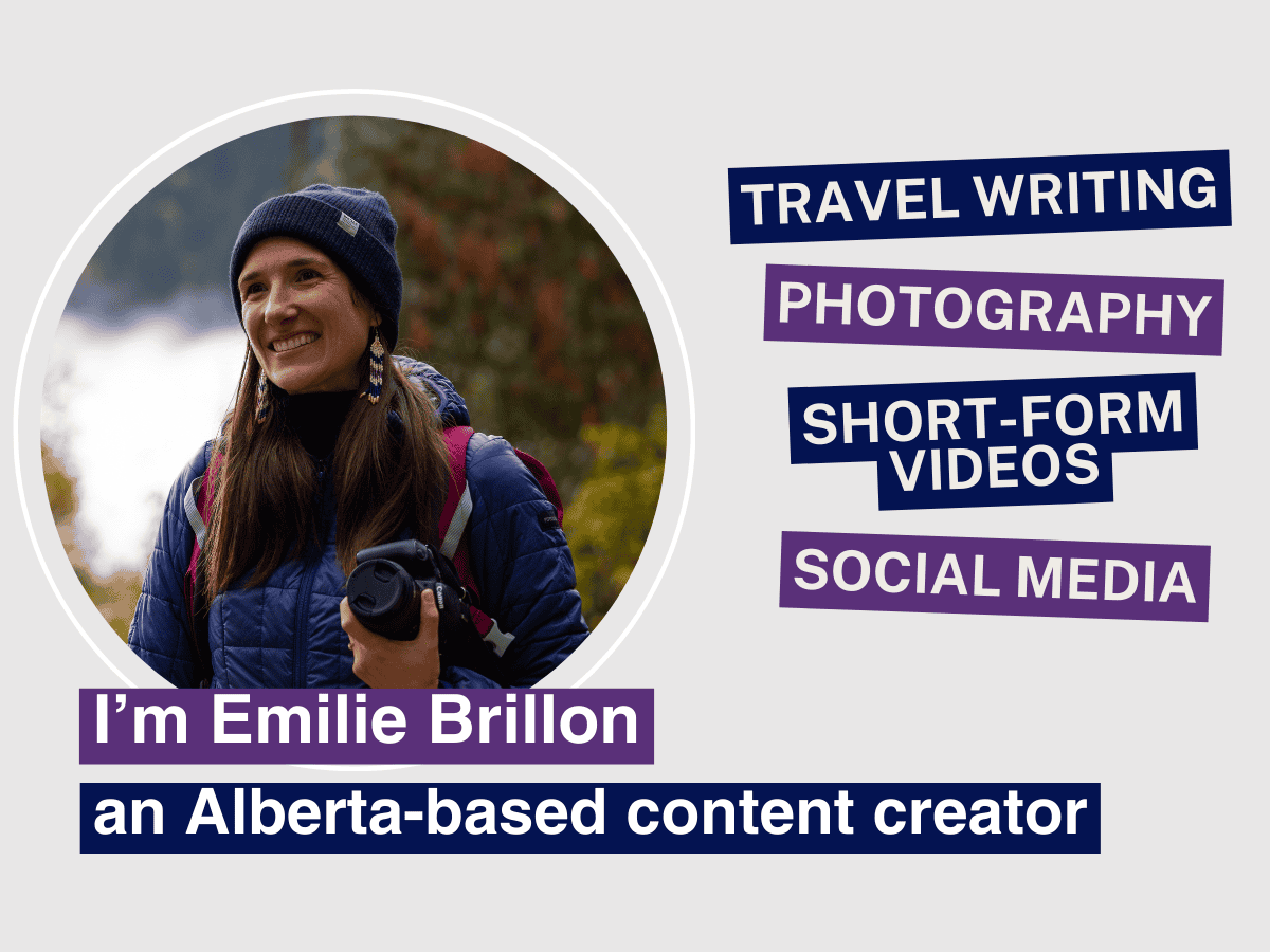 Emilie Alberta-based content creator