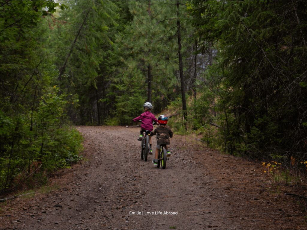 Mountain Biking on the Trans Canada Trail in Christina Lake in Boundary Country