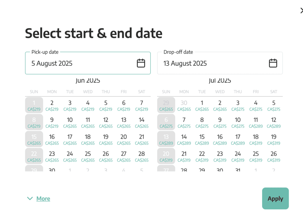 roadsurfer dynamic pricing