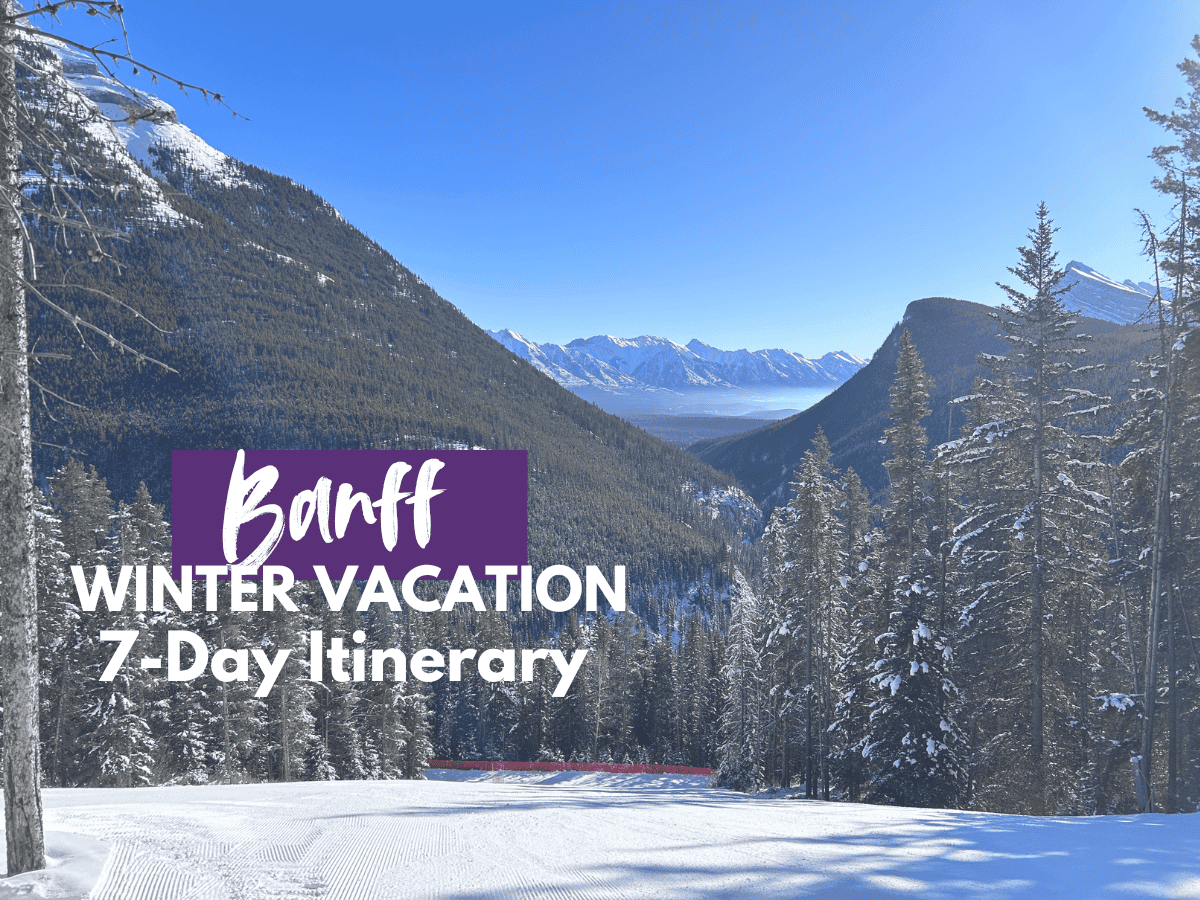 Banff Winter Vacation for a 7-day itinerary